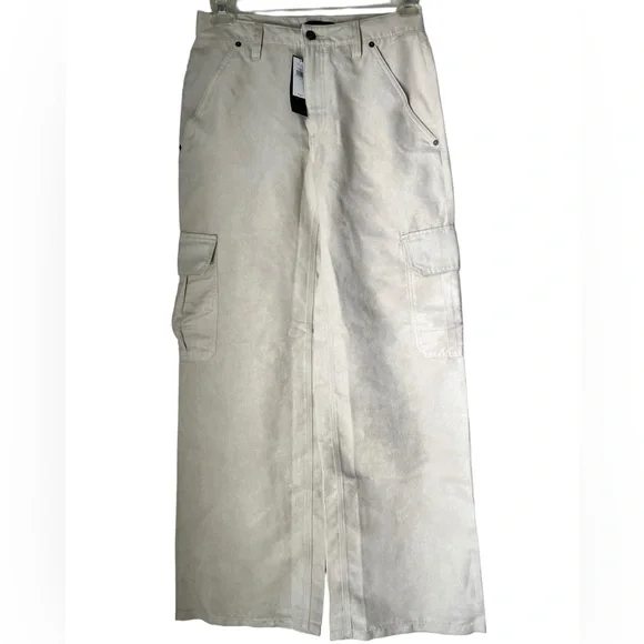 Banana Republic Vegan Suede Cargo Pants - Picture 2 of 12